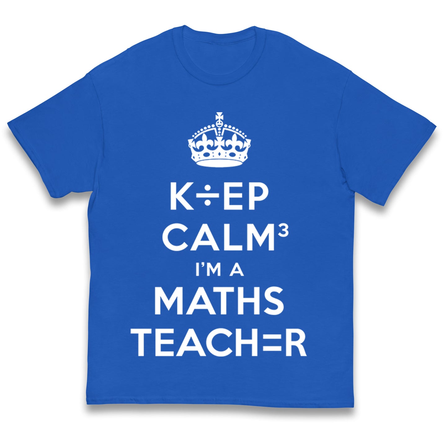 Keep Calm I’m A Maths Teacher Kids T Shirt 