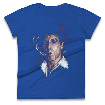 Tony Montana Ladies T Shirt 