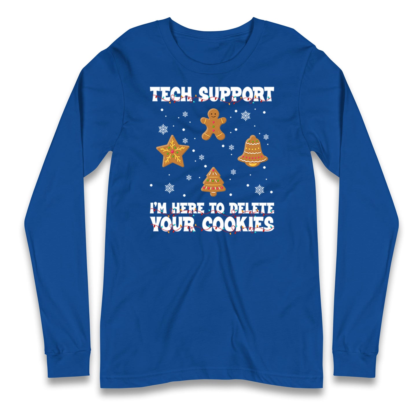 Delete Cookies Longsleeve T Shirt