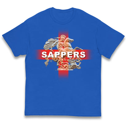 Royal Engineers Sappers England Kids T Shirt 