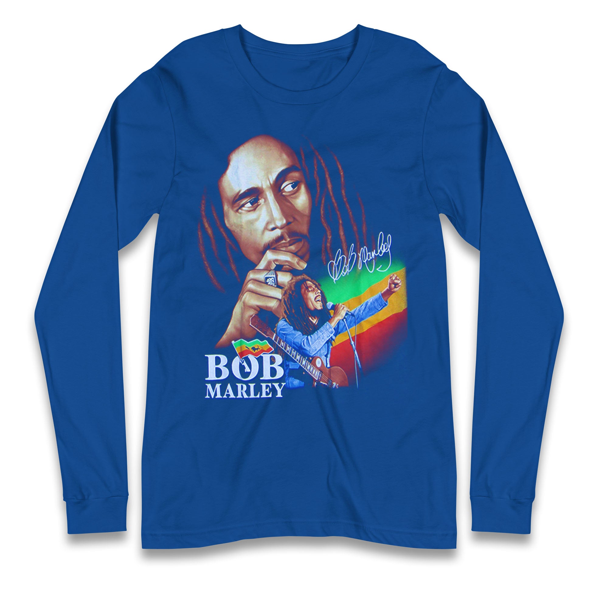 Bob Marley Iron Like A Lion Longsleeve T Shirt