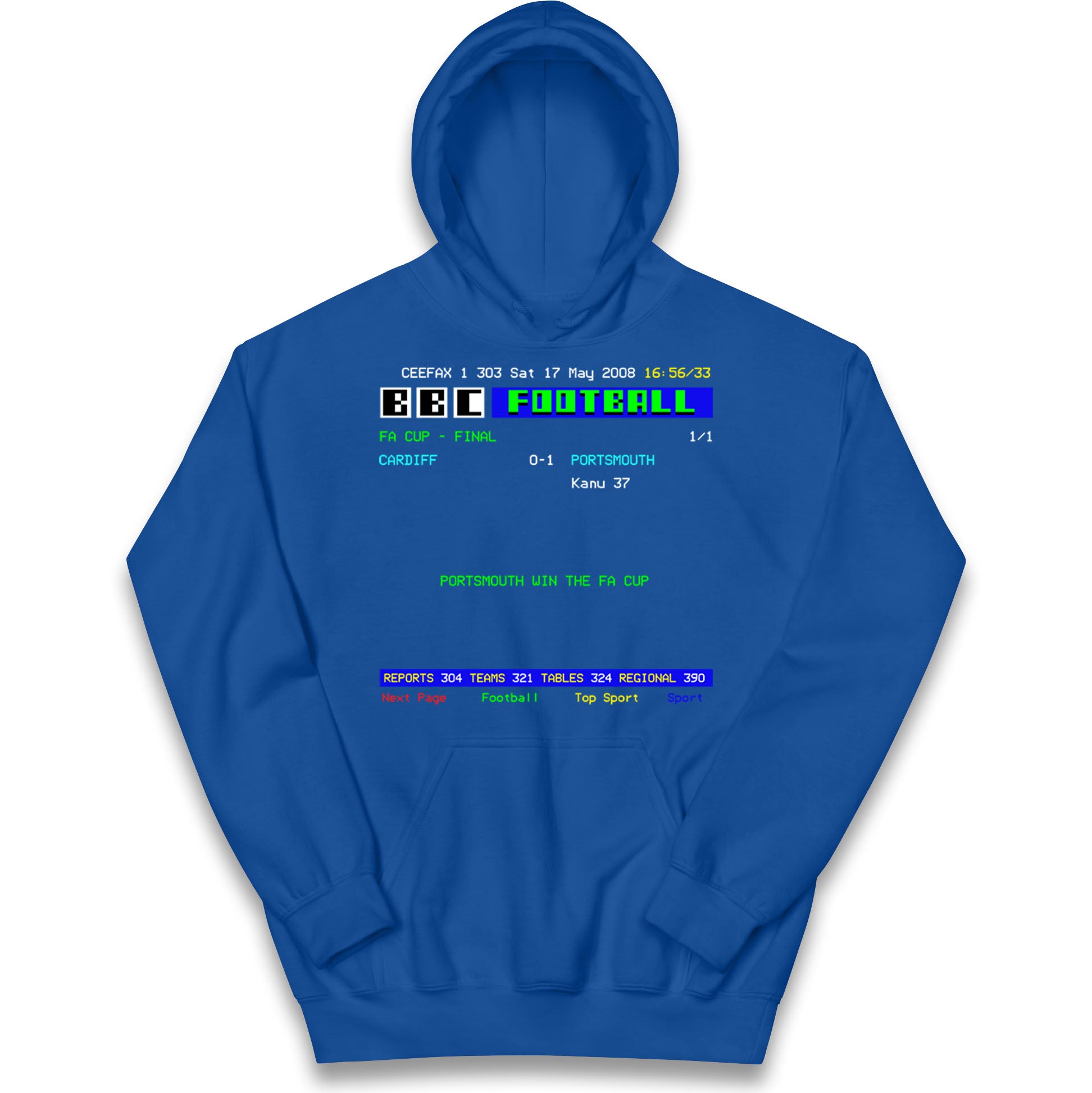 Portsmouth FA Cup Winners 2008 Kids Hoodie