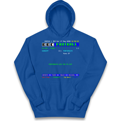 Portsmouth FA Cup Winners 2008 Kids Hoodie