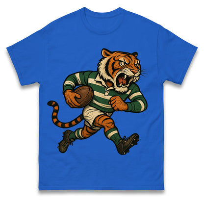 Retro Leicester Tigers Rugby Union T Shirt 