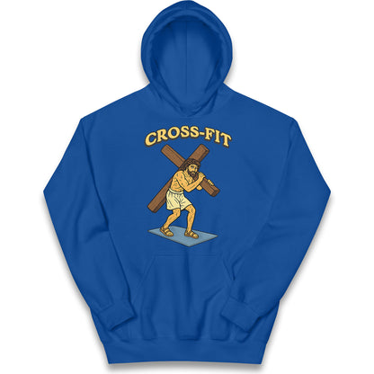 Jesus Cross Fit Kids Hoodie