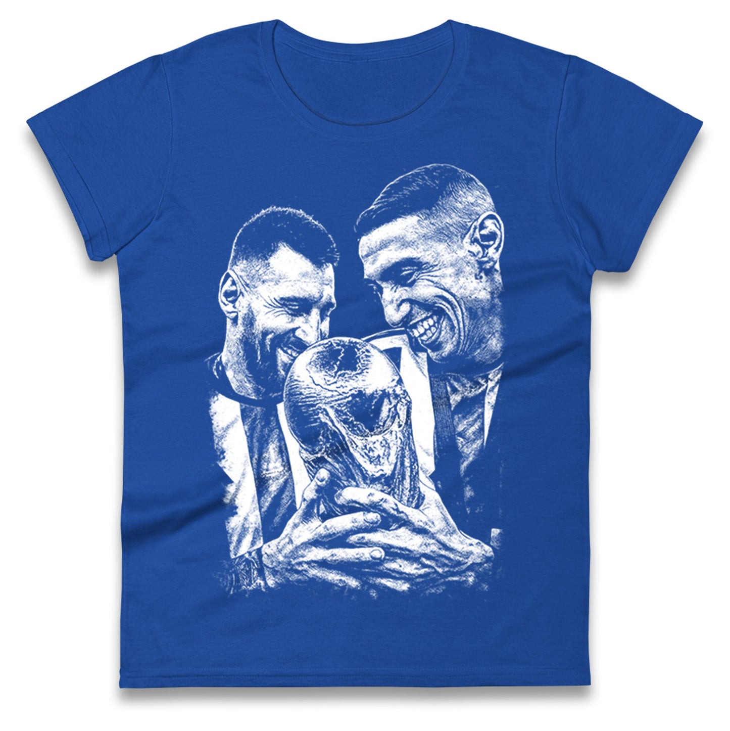 Lionel Messi Angel Di Maria Ladies T Shirt