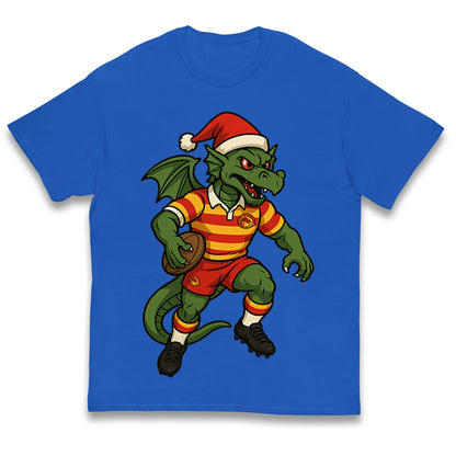 Catalans Dragons Christmas Kids T Shirt