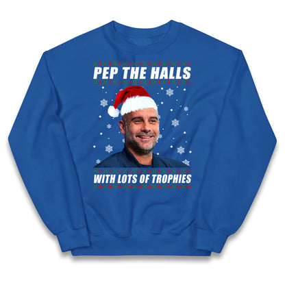 Pep Guardiola Christmas Kids Jumper