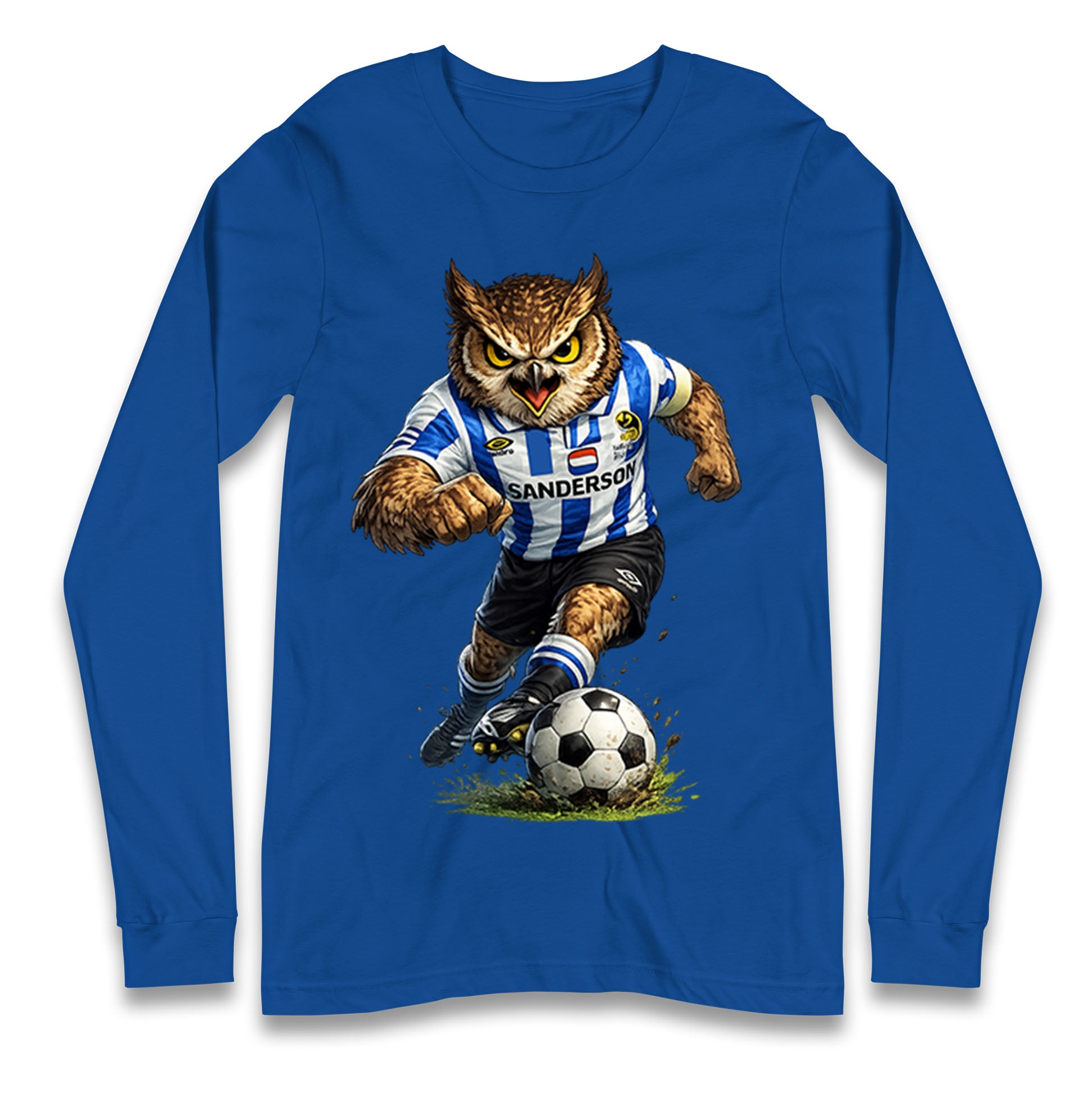 Classic Sheffield Wednesday Football Longsleeve T Shirt