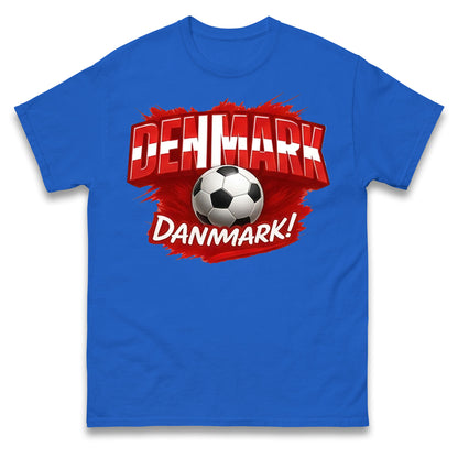 Denmark Retro World Cup T Shirt 