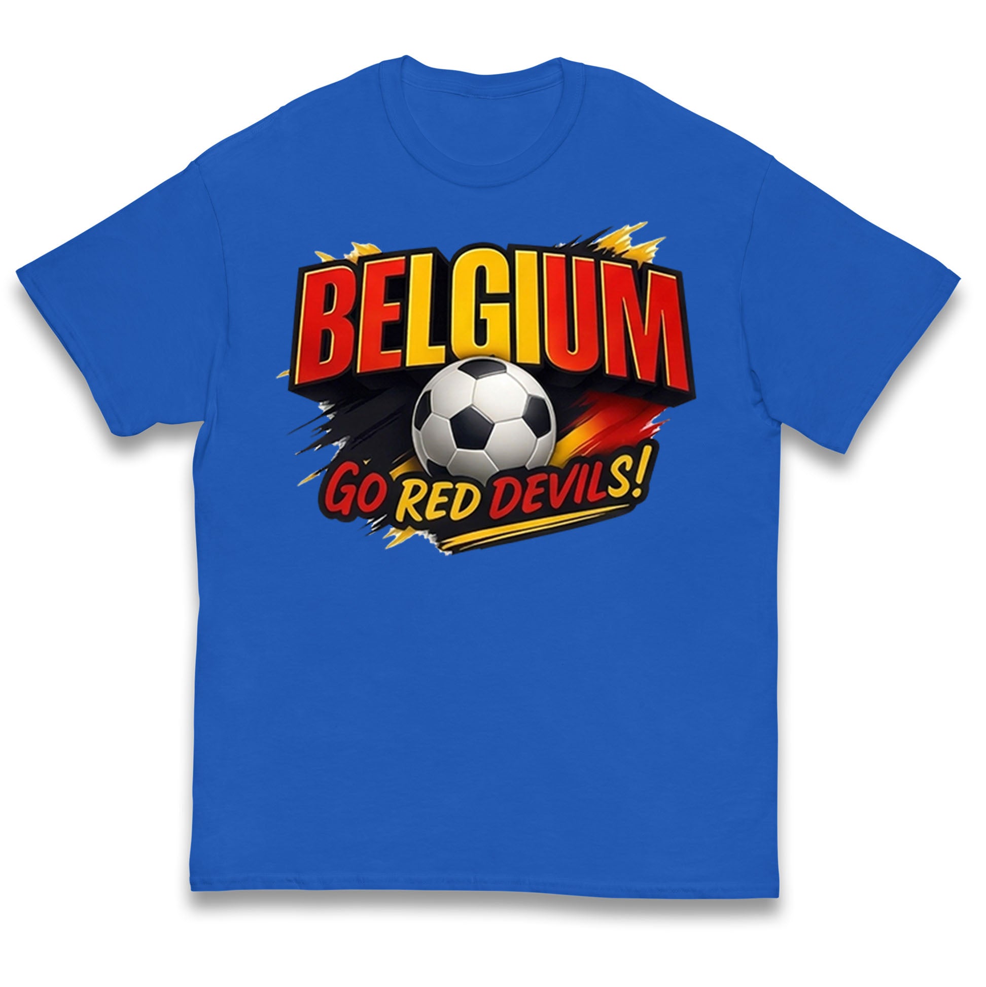 Belgium Retro Football Kids T Shirt 