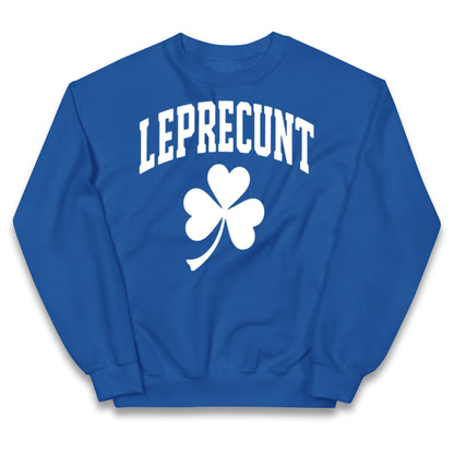 Leprecunt St Patricks Day Kids Jumper 