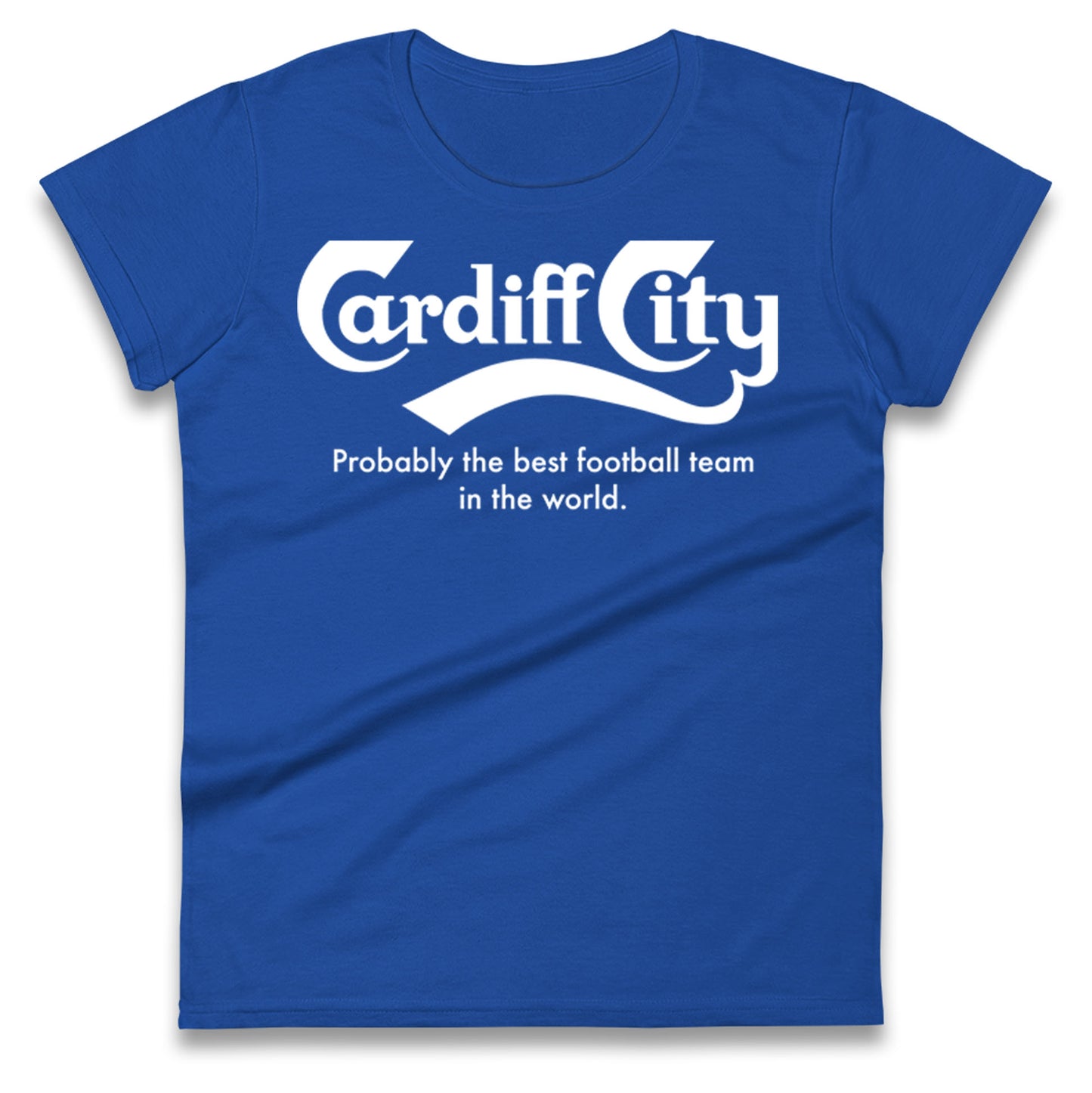 Cardiff City FC Football Ladies T Shirt 