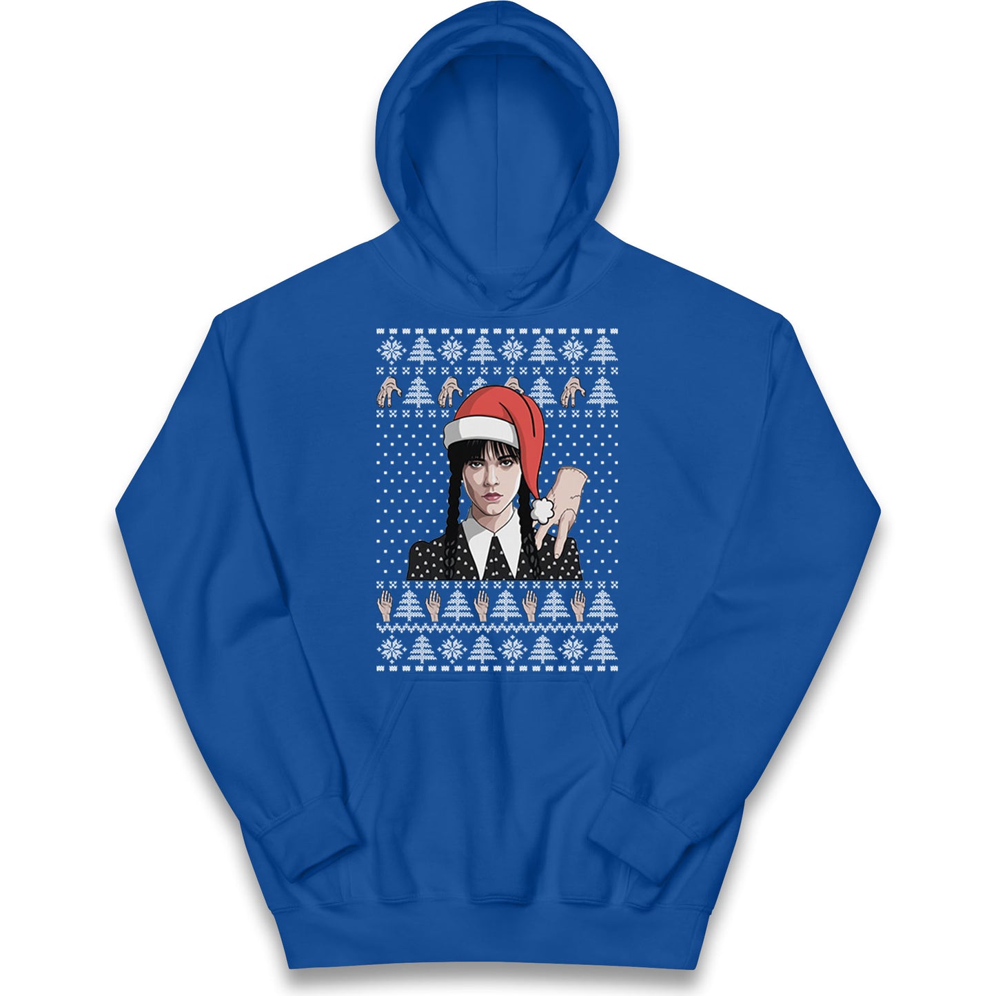 Wedensday Christmas Kids Hoodie