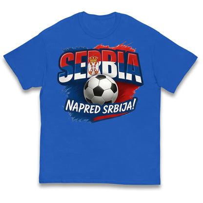 Serbia Retro World Cup Kids T Shirt