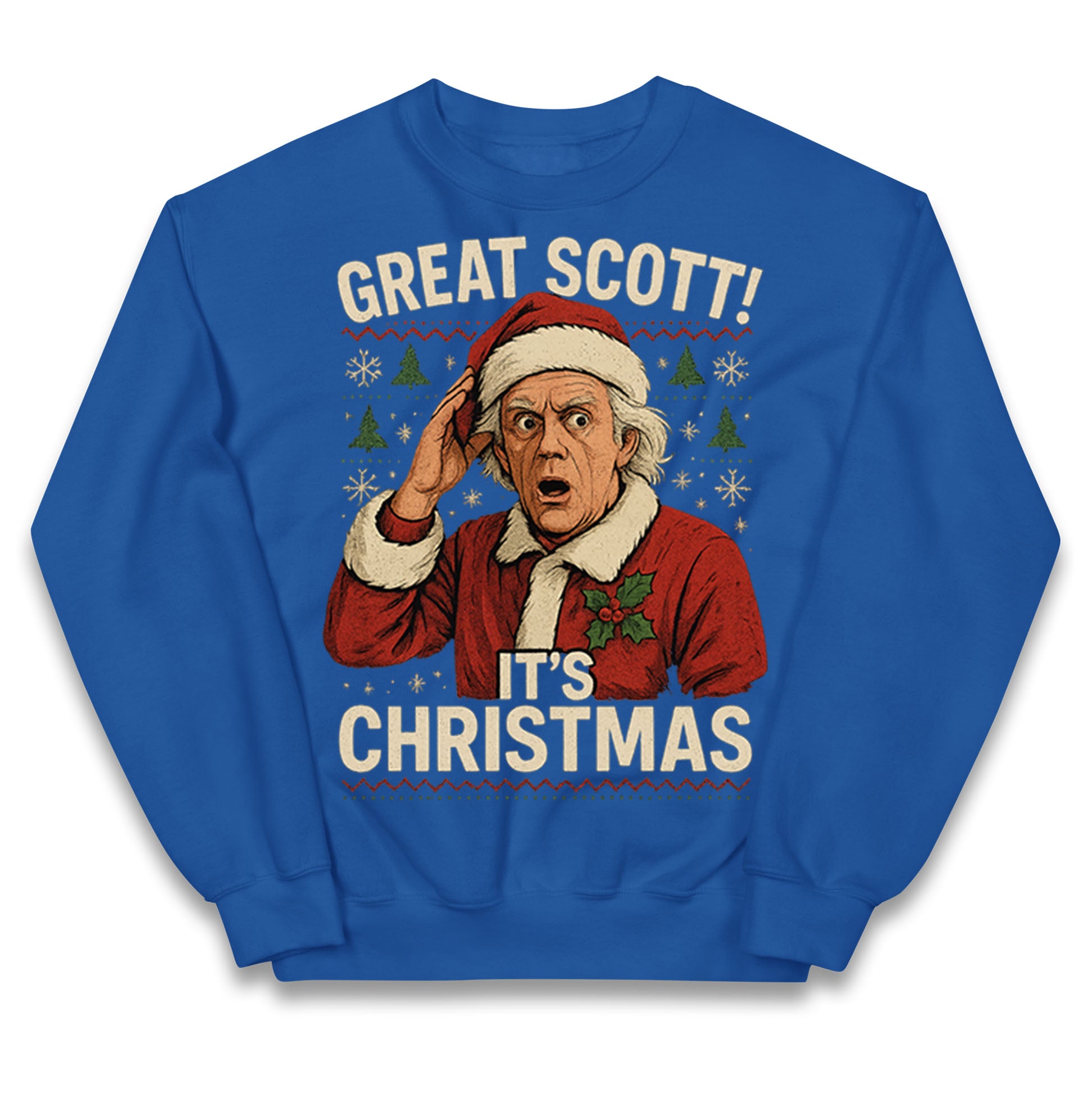 Back to the Future Doc Brown Kids Jumper 