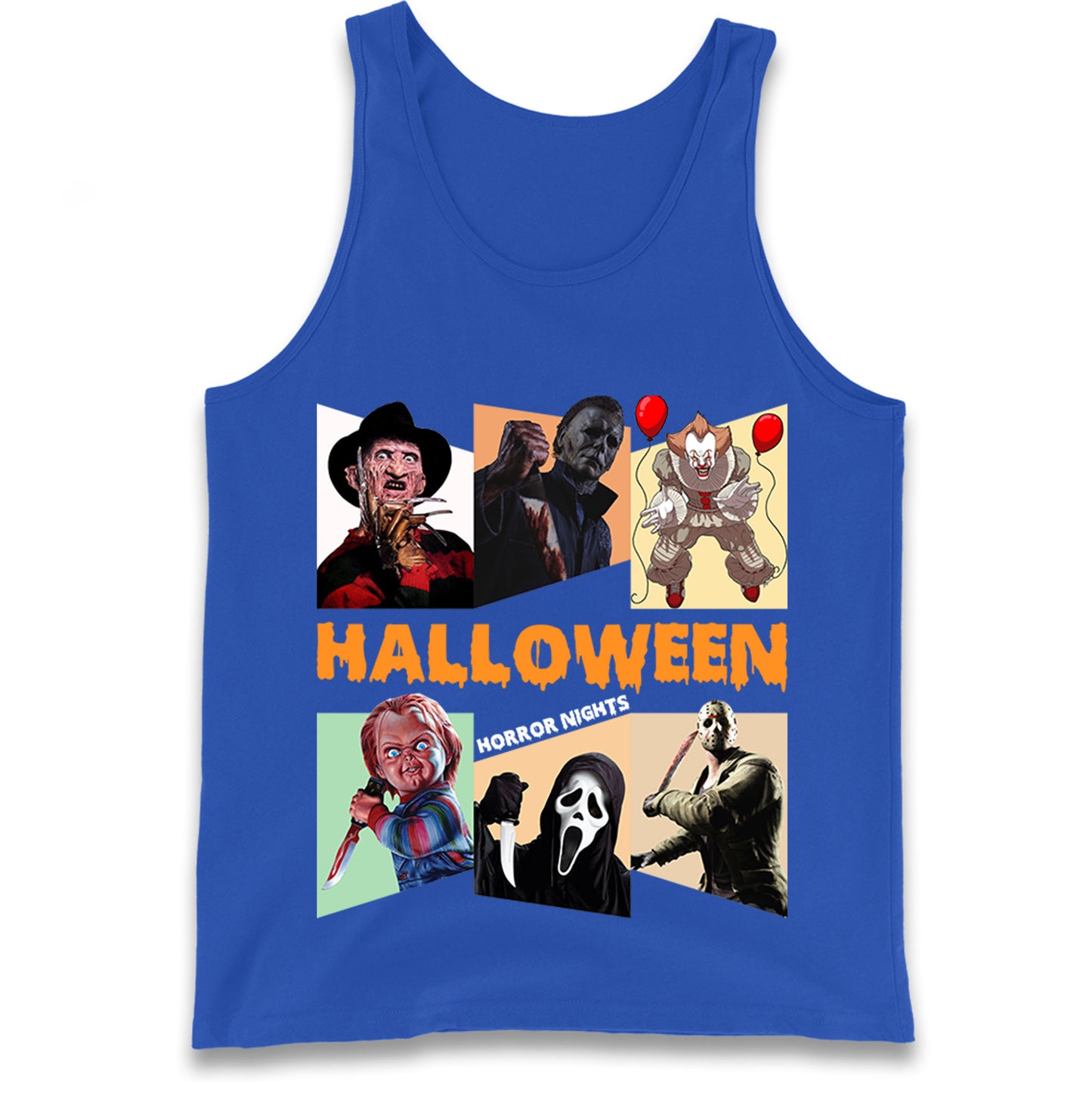 Horror Characters Halloween Horror Nights Tank Top