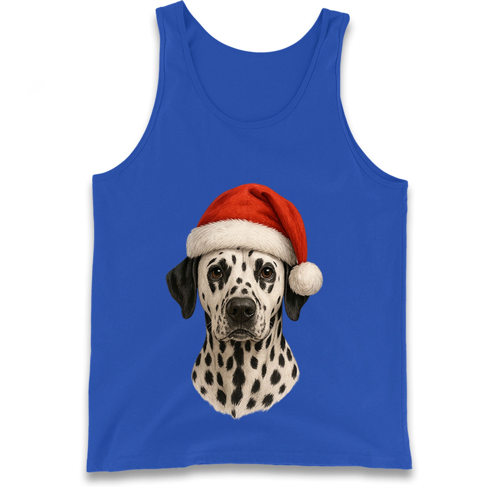 Dalmatian Dog Christmas Tank Top