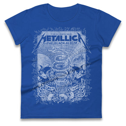 Metallica The Black Album Ladies T Shirt 