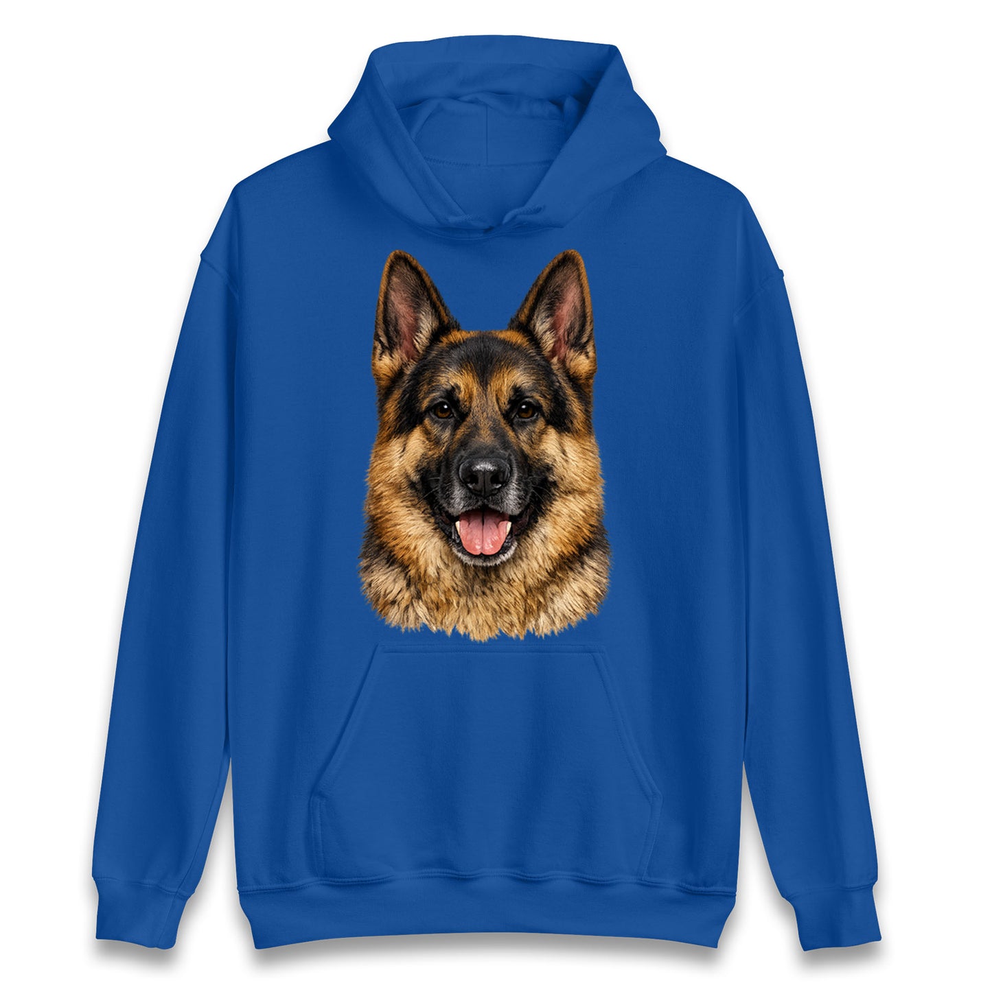 German Shepherd Dog Face Hoodie
