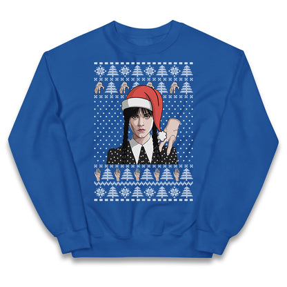 Wedensday Christmas Kids Jumper