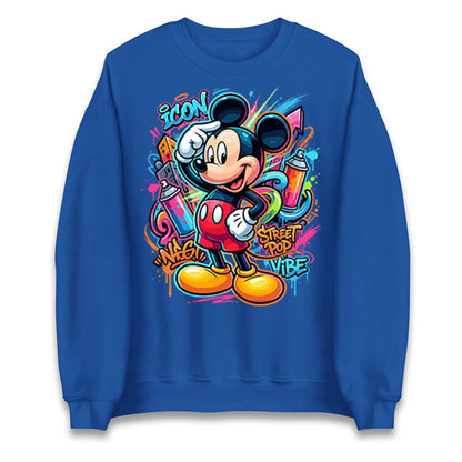Graffiti Mickey Jumper