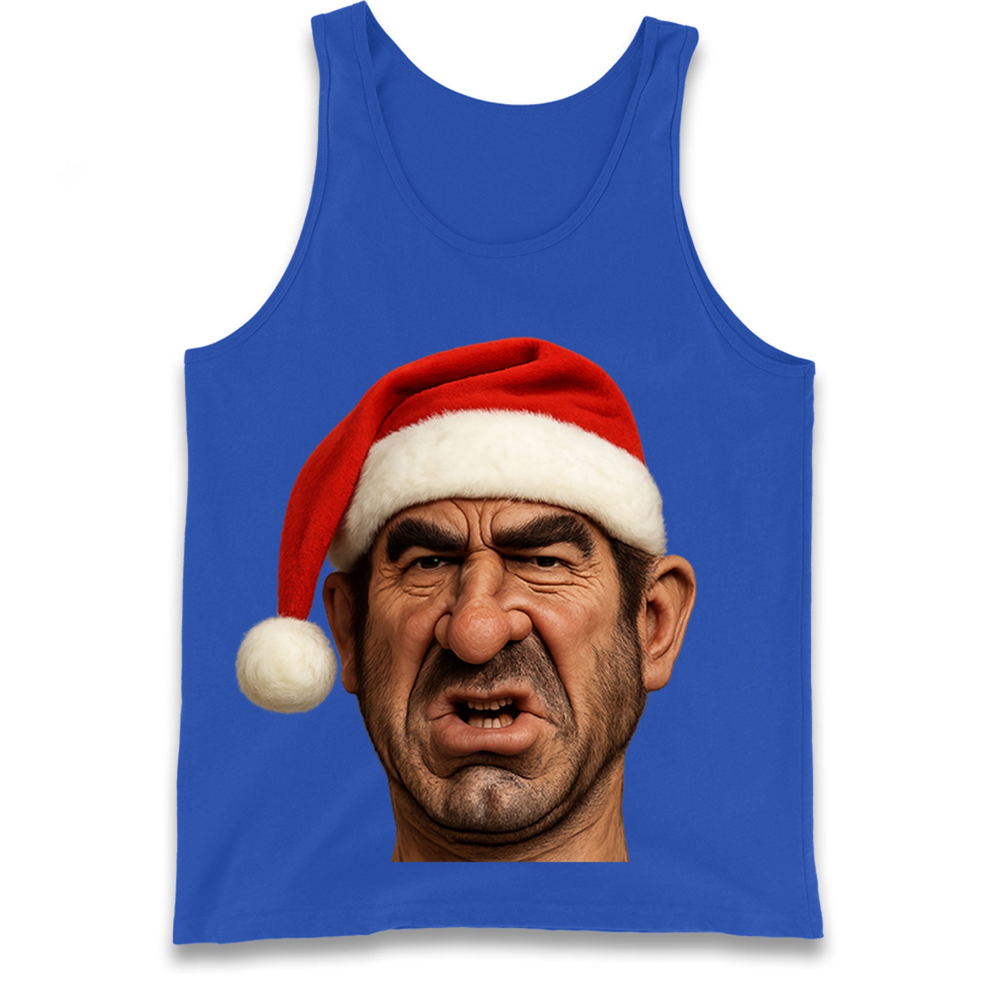 Eric Cantona Xmas Tank Top