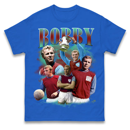 Retro Bobby Moore T Shirt