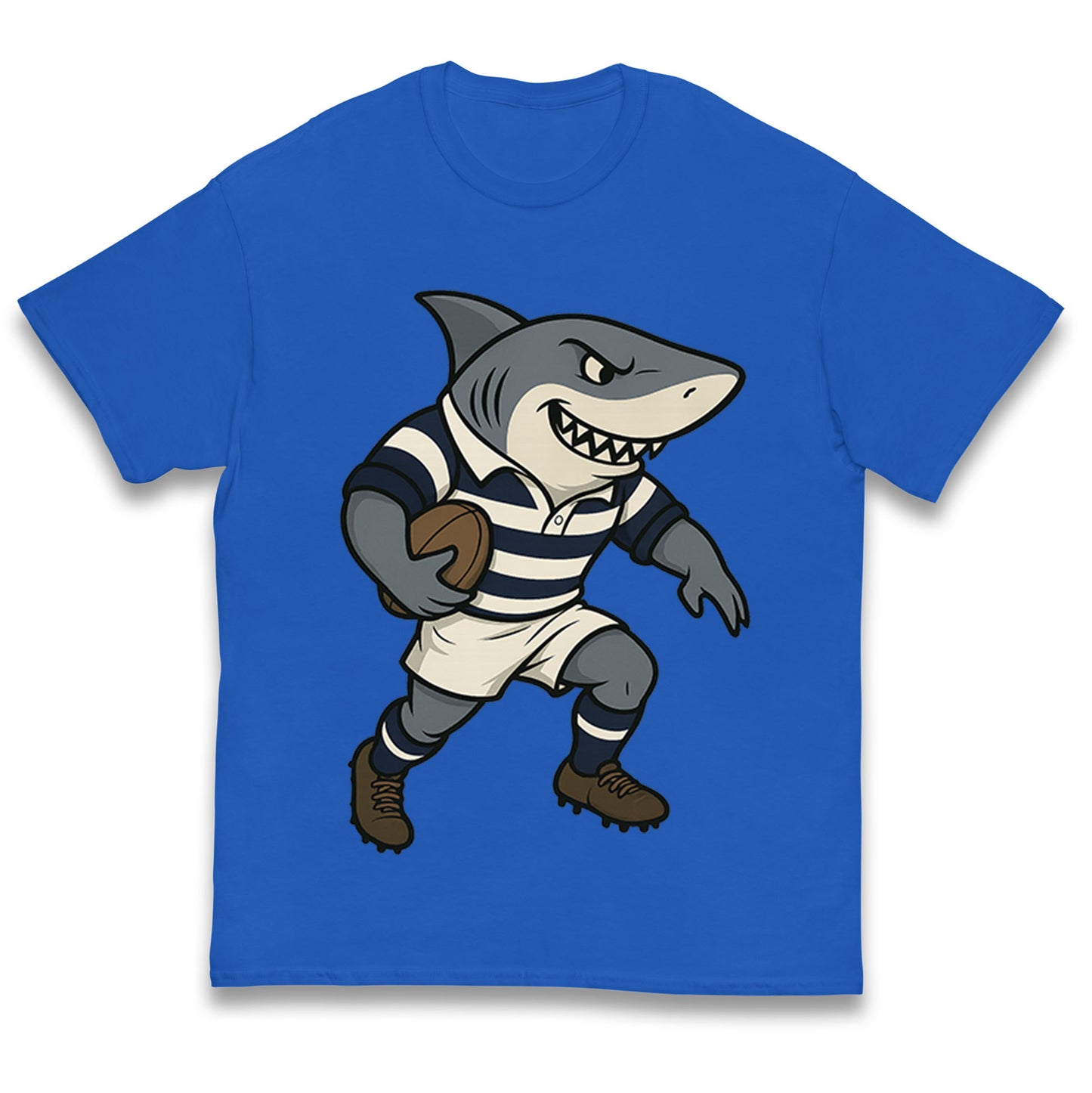 Retro Sale Sharks Rugby Union Kids T Shirt