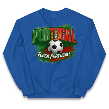Portugal Retro World Cup Kids Jumper 