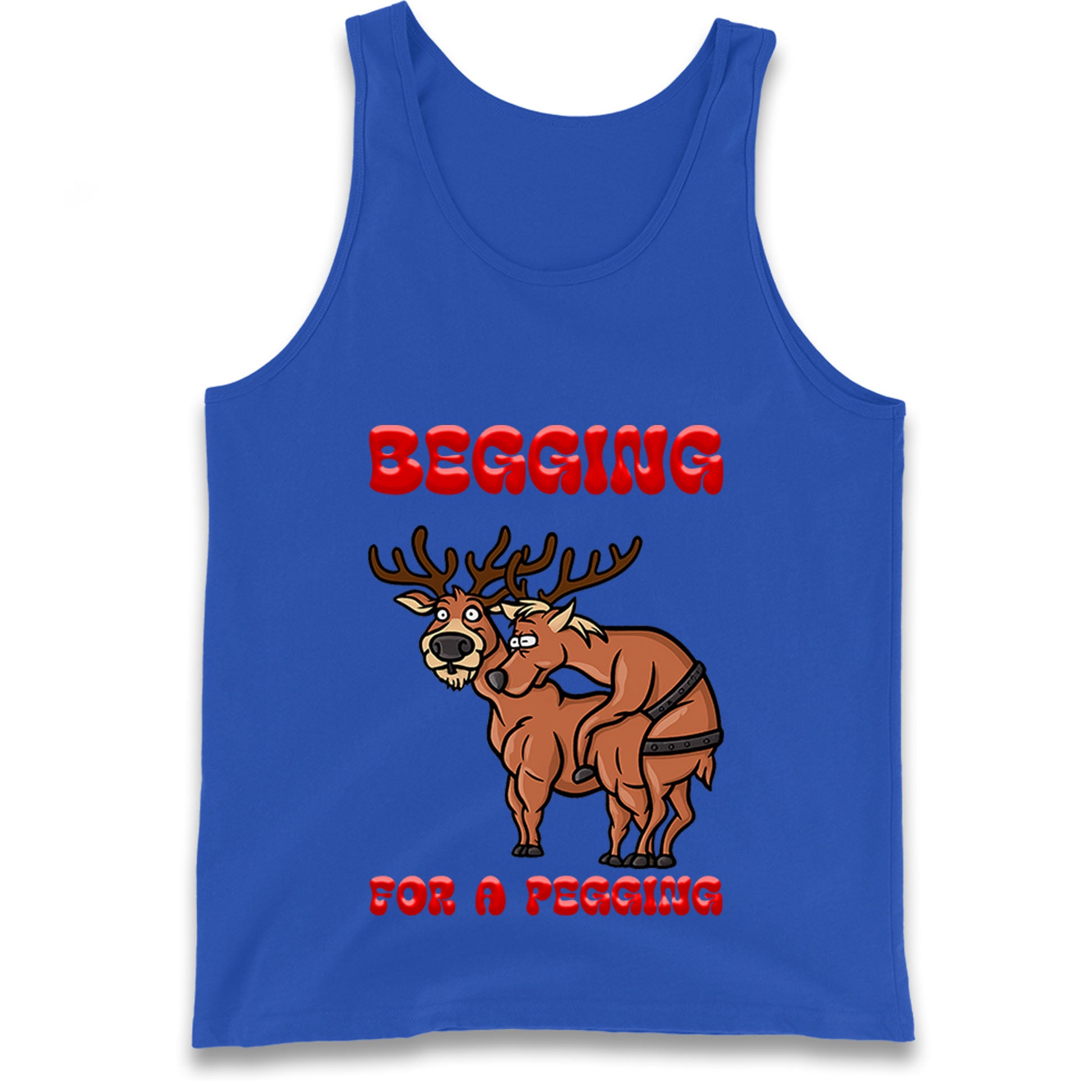 Deer Christmas Tank Top