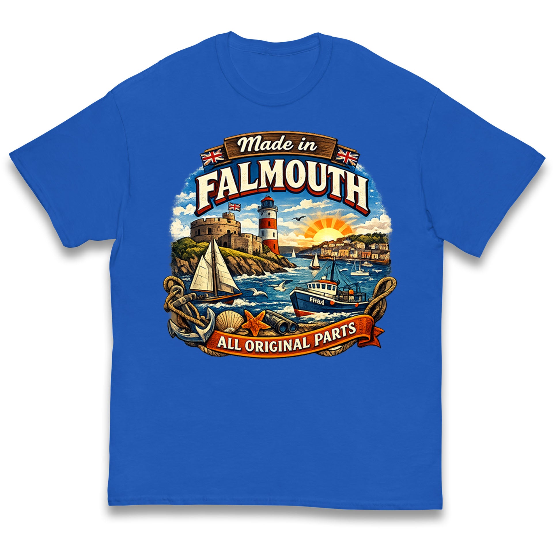 Made In Falmouth All Original Parts Kids T Shirt