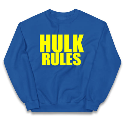 Hulk Rules Kids Jumper