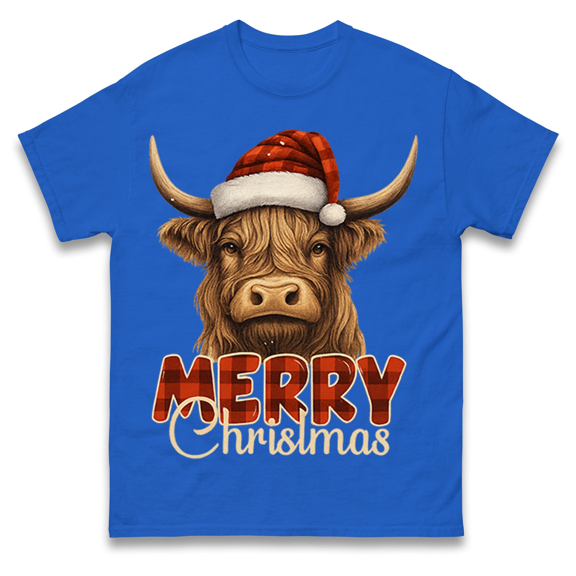 Highland Cow Christmas T Shirt