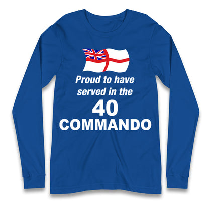 40 Commando Royal Marines Longsleeve T Shirt