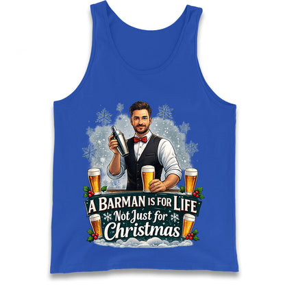 Barman Christmas Tank Top