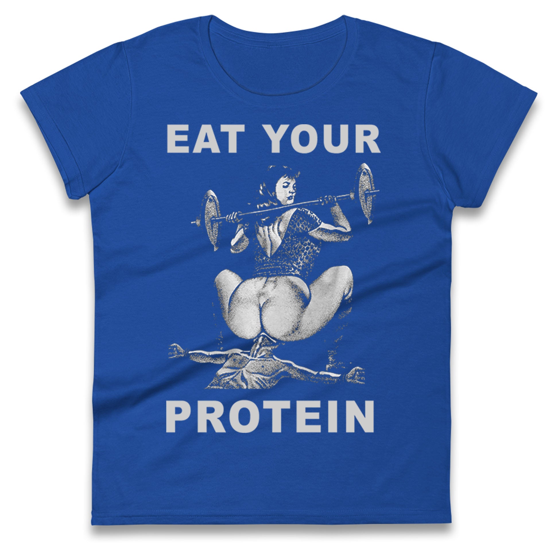 Breakfast Of Champions Eat Your Protein SarcasticLadies T Shirt