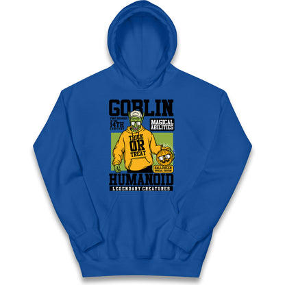 Goblin Trick Or Treat Kids Hoodie