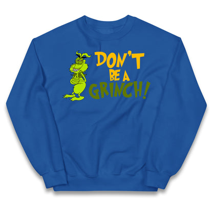 grinch kids jumper
