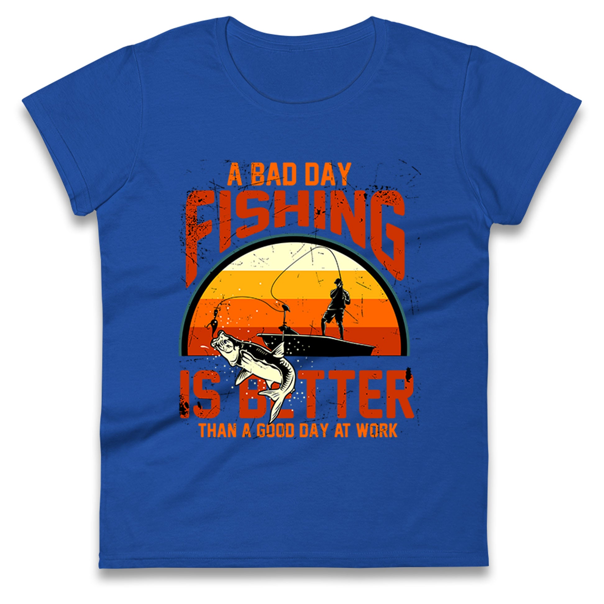 I love fishing Ladies T Shirt
