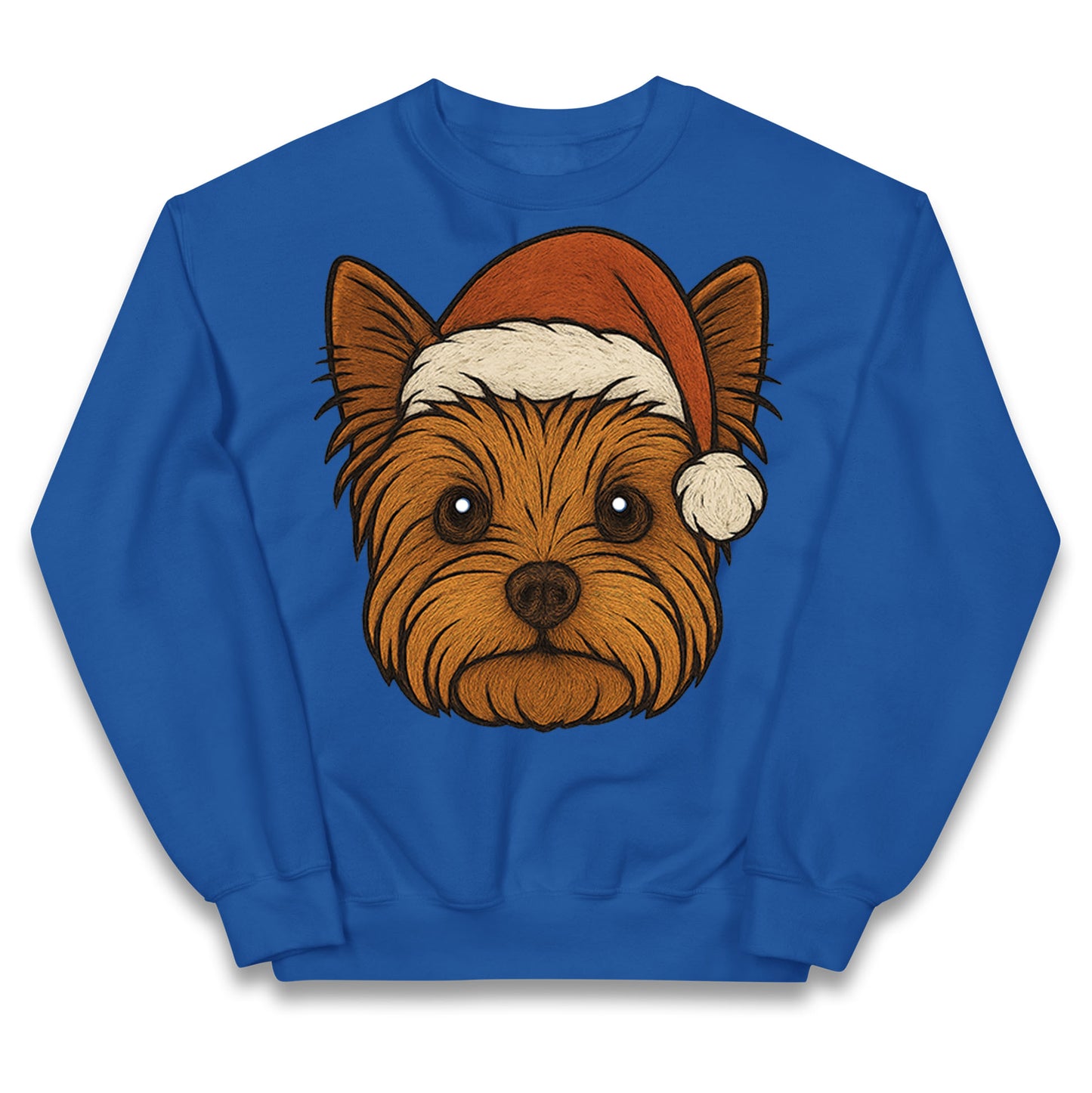 Yorkshire Terrier Christmas Kids Jumper