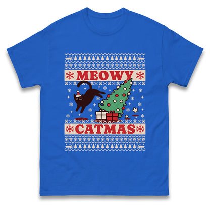 Christmas Cat T Shirt