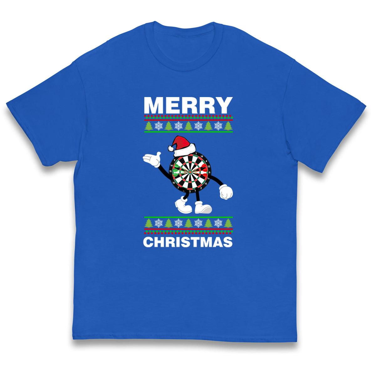 dartboard christmas santa costume t shirt