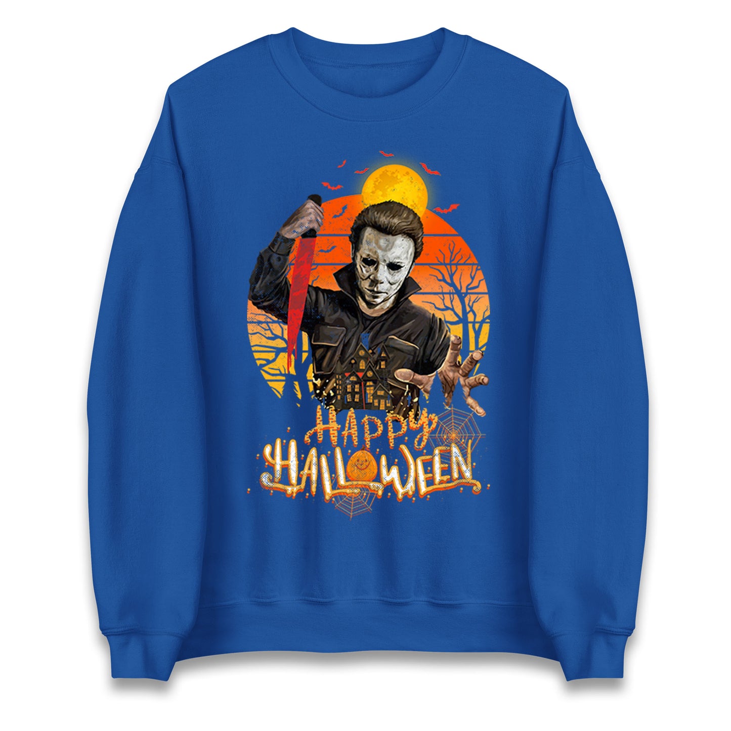 Michael Myers Happy Halloween Unisex Sweatshirt