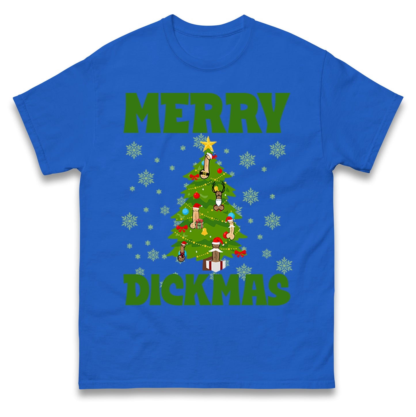 Merry Dickmas Funny Christmas T Shirt