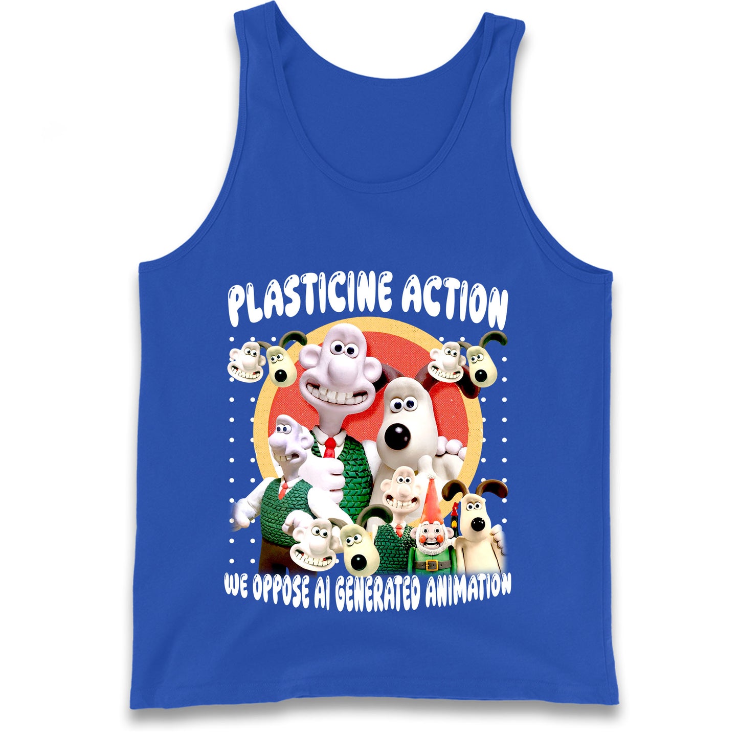 Plasticine Action Figure Tank Top