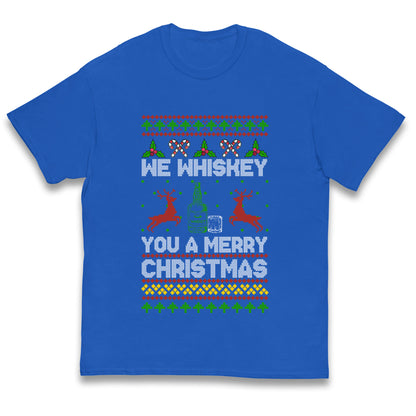 whisky Christmas Kids T Shirt