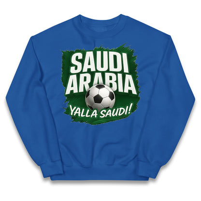 Saudi Arabia Retro World Cup Kids Jumper