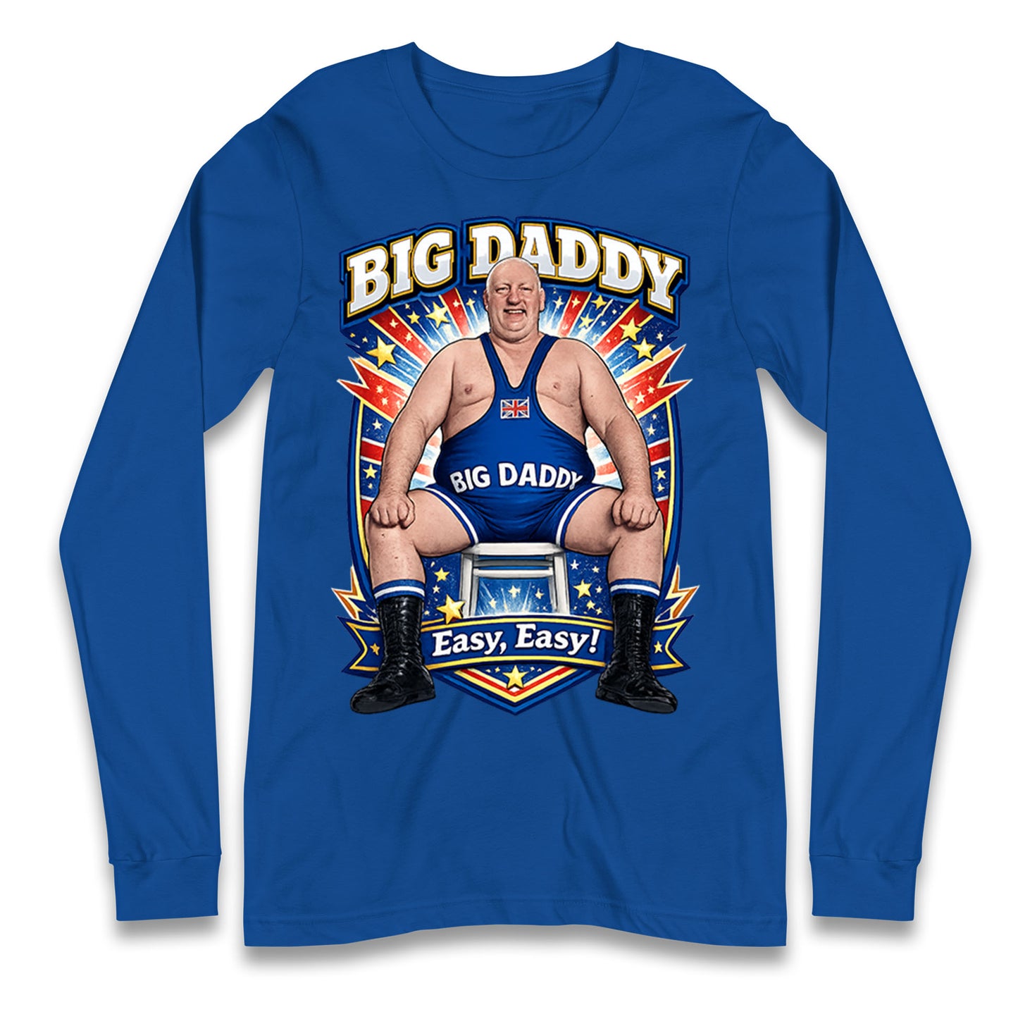 Big Daddy UK Wrestling Longsleeve T Shirt