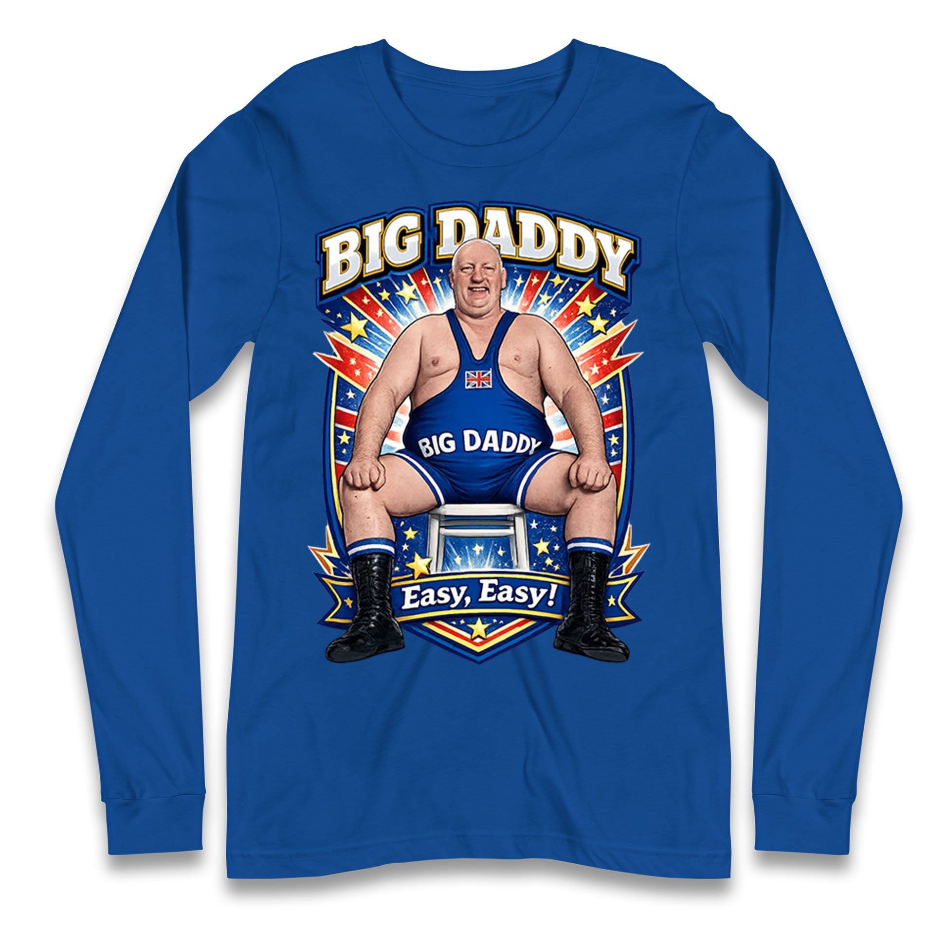 Big Daddy UK Wrestling Longsleeve T Shirt